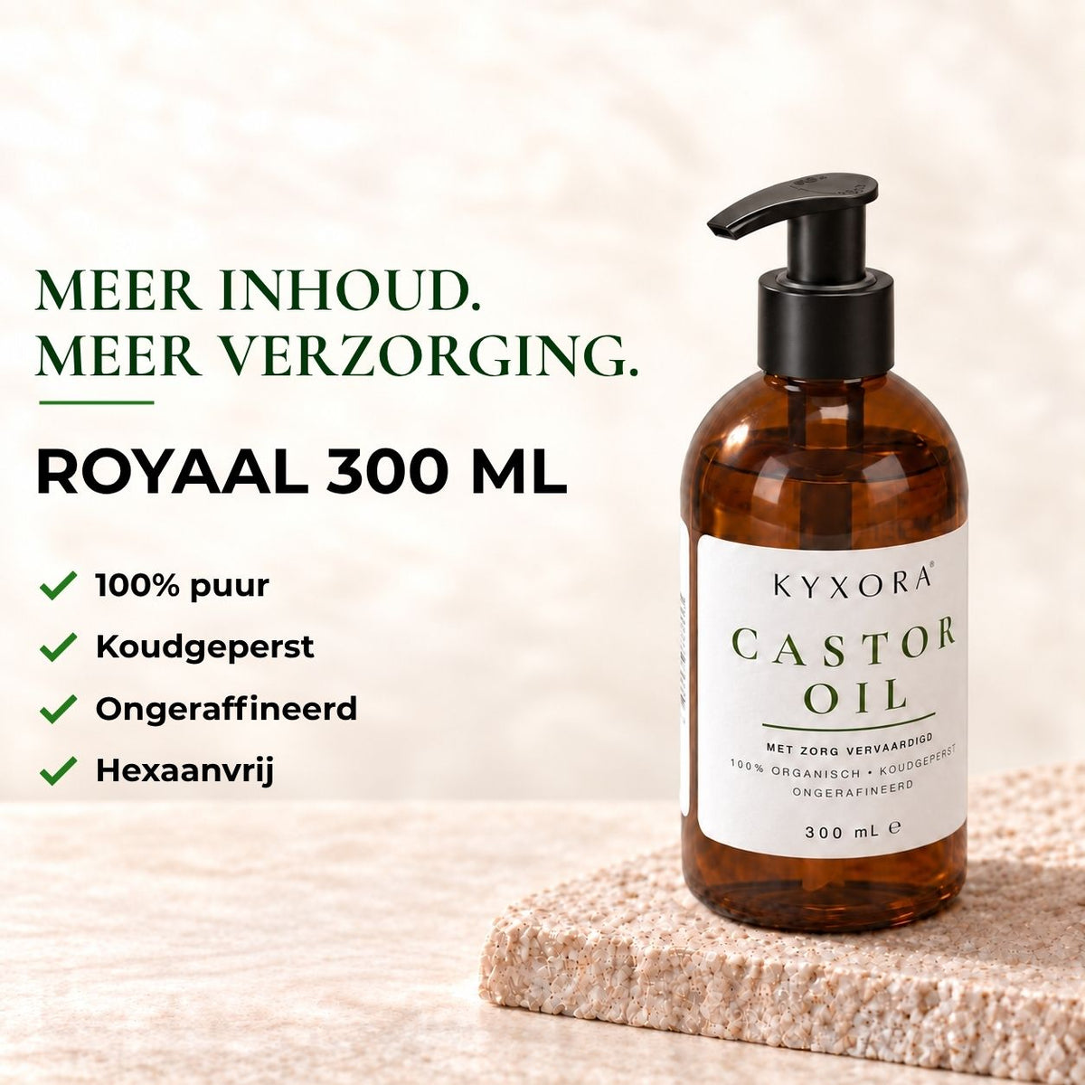 Castor Olie 100% Puur, Biologisch & Koudgeperst