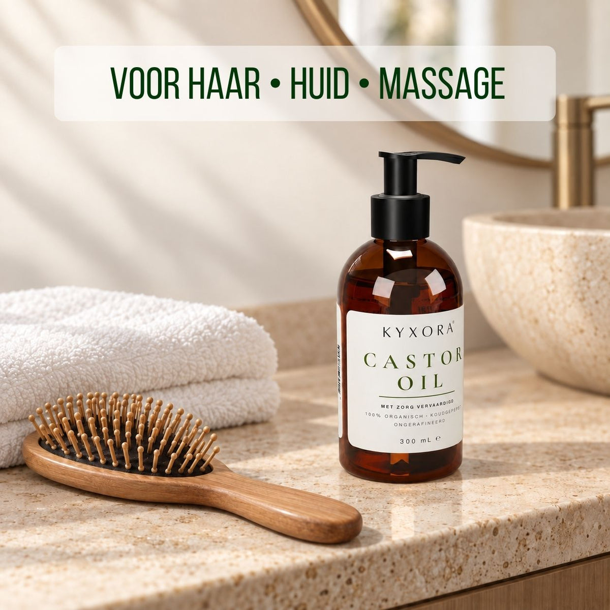 Castor Olie 100% Puur, Biologisch & Koudgeperst